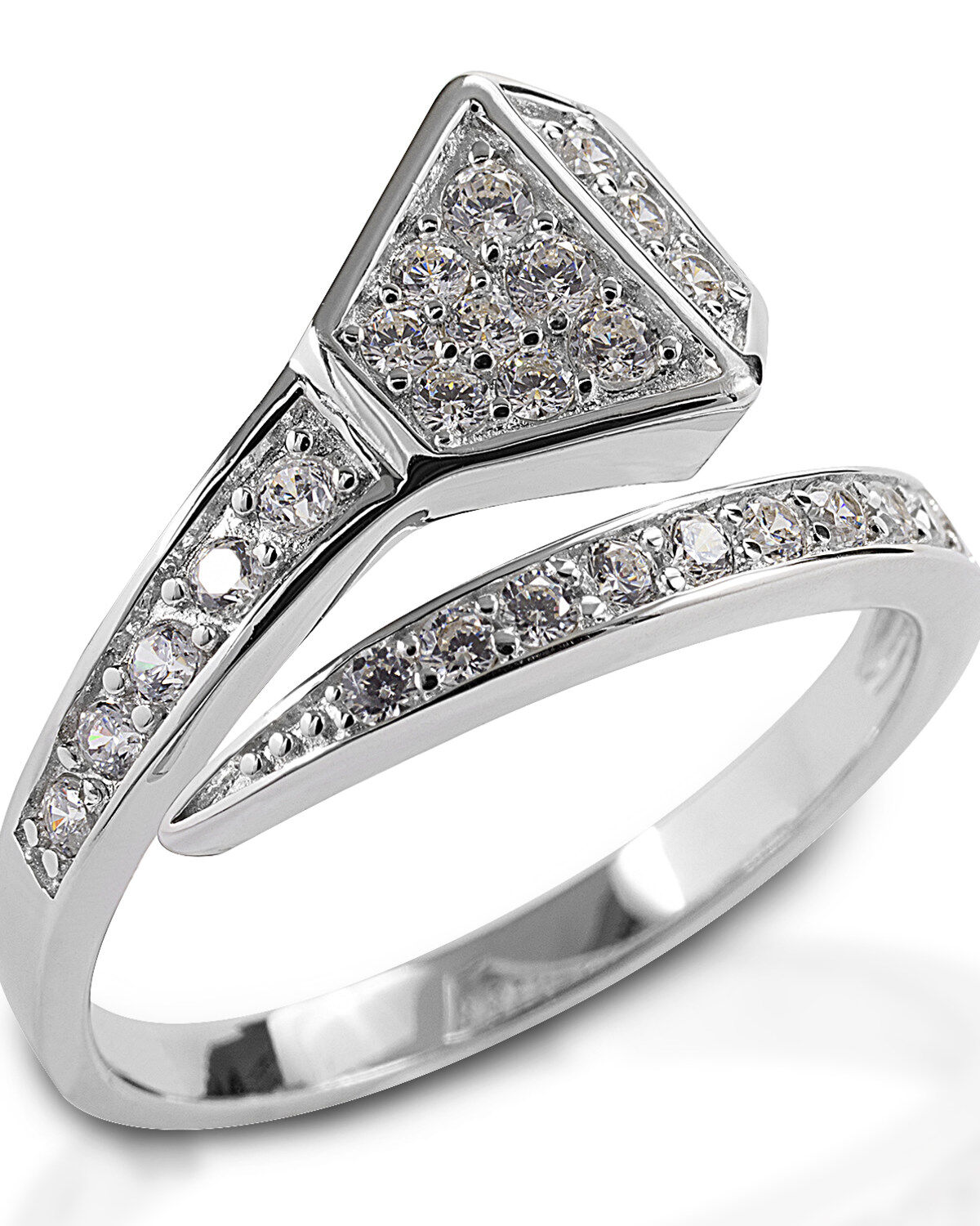 Women's Kelly Herd Offset Horseshoe Nail Ring