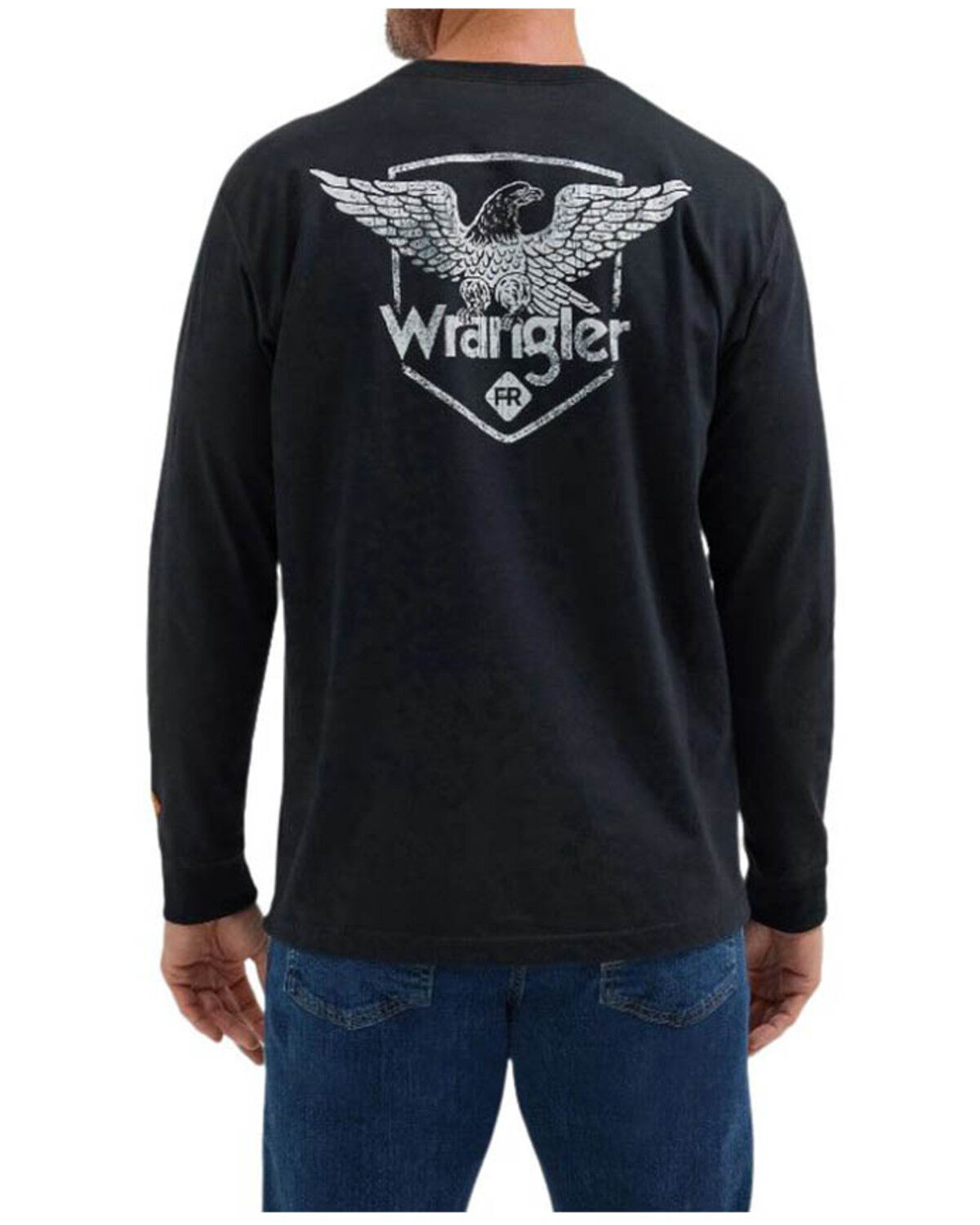 Men's Wrangler FR Eagle Long Sleeve Graphic Work Shirt