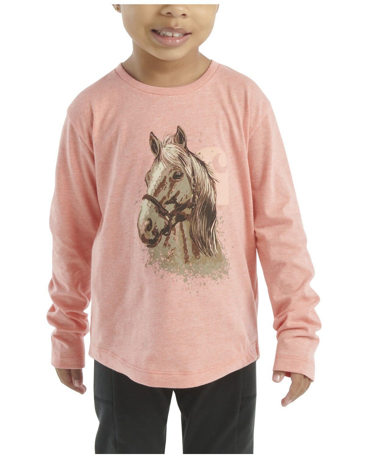 Girls' Carhartt Toddler Horse Long Sleeve Graphic Tee