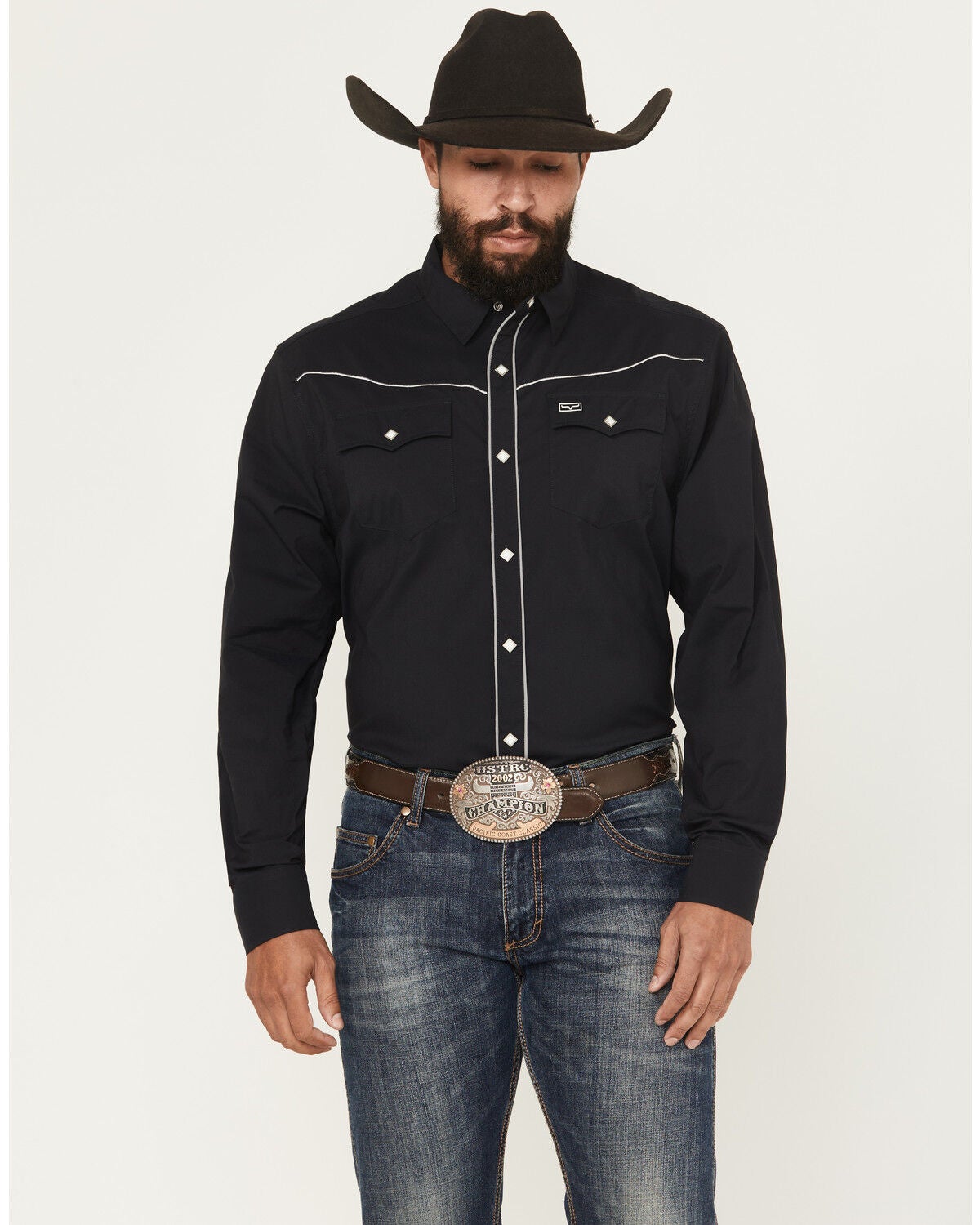 Men's Kimes Ranch Laneboro Solid Long Sleeve Snap Performance Western