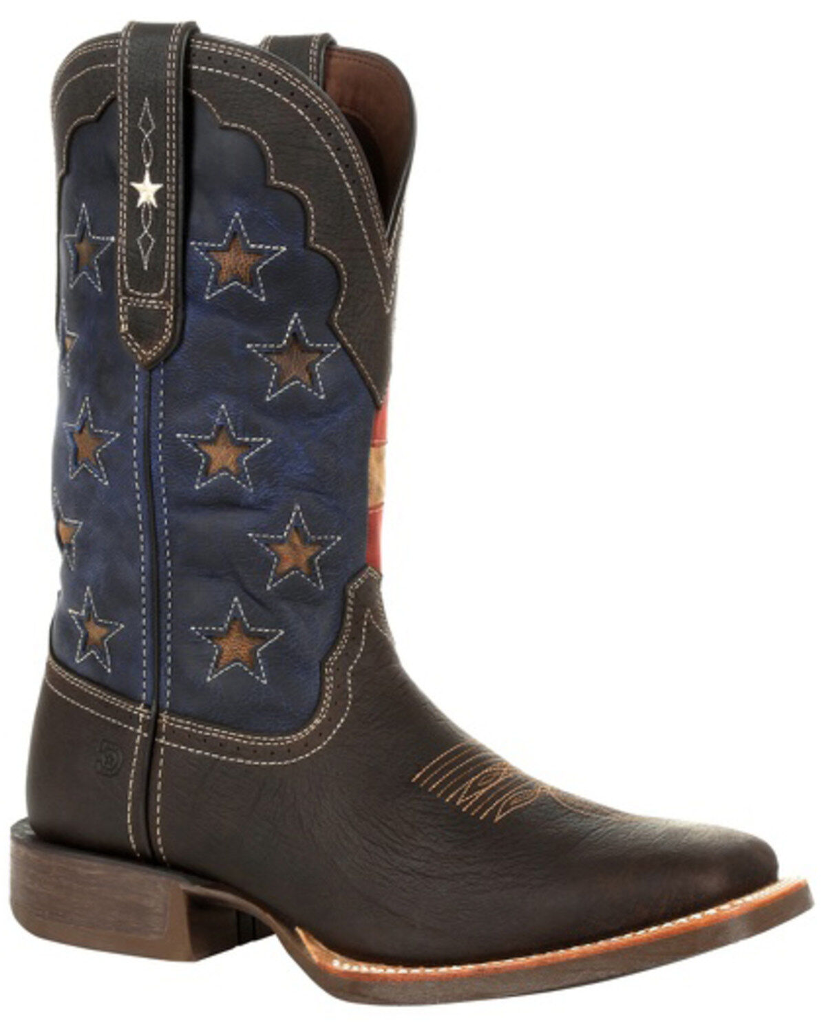 Men's Durango Rebel Pro Vintage Flag Western Performance Boots - Broad