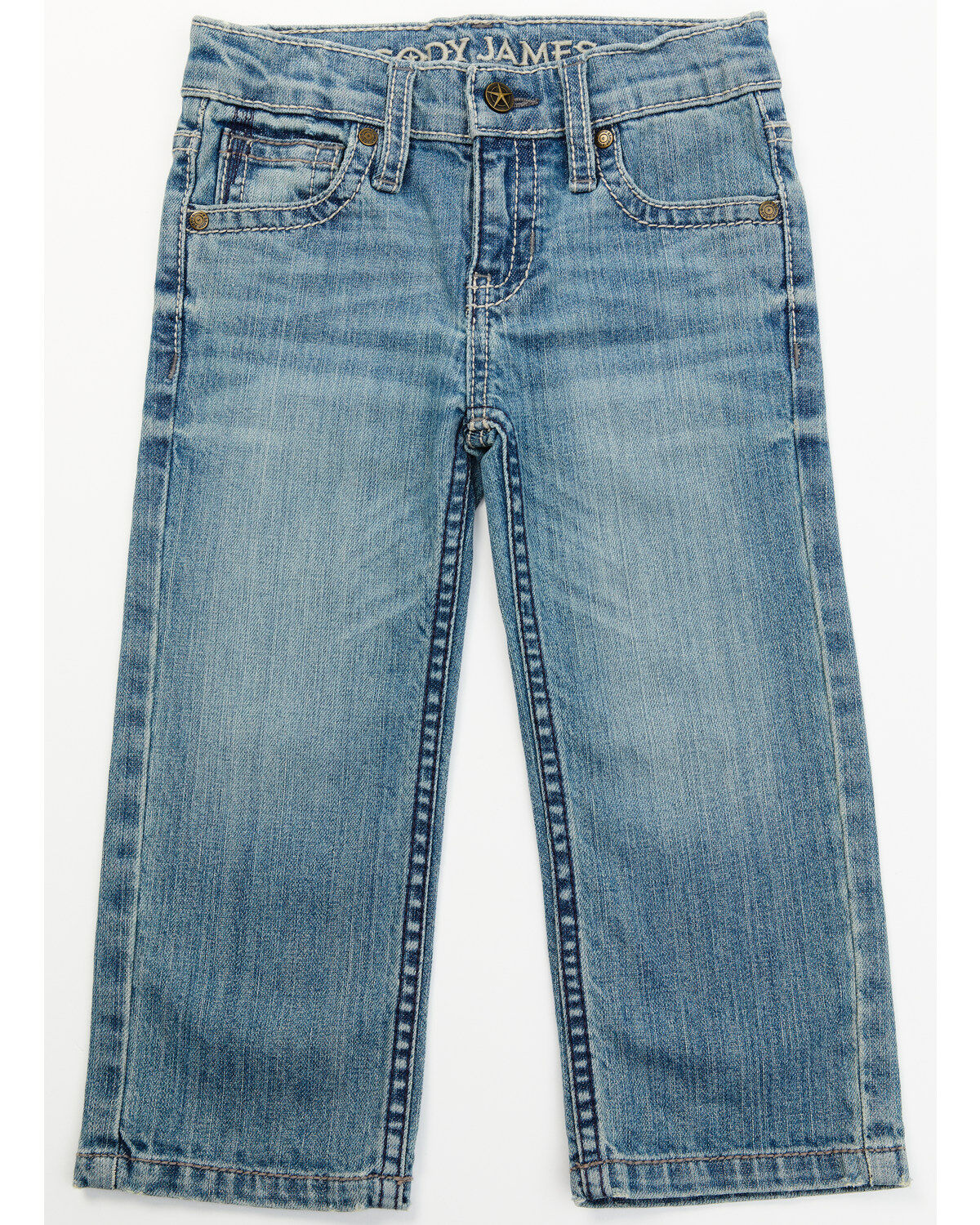 Boys' Cody James Hamshackle Wash Relaxed Bootcut Stretch Denim Jeans