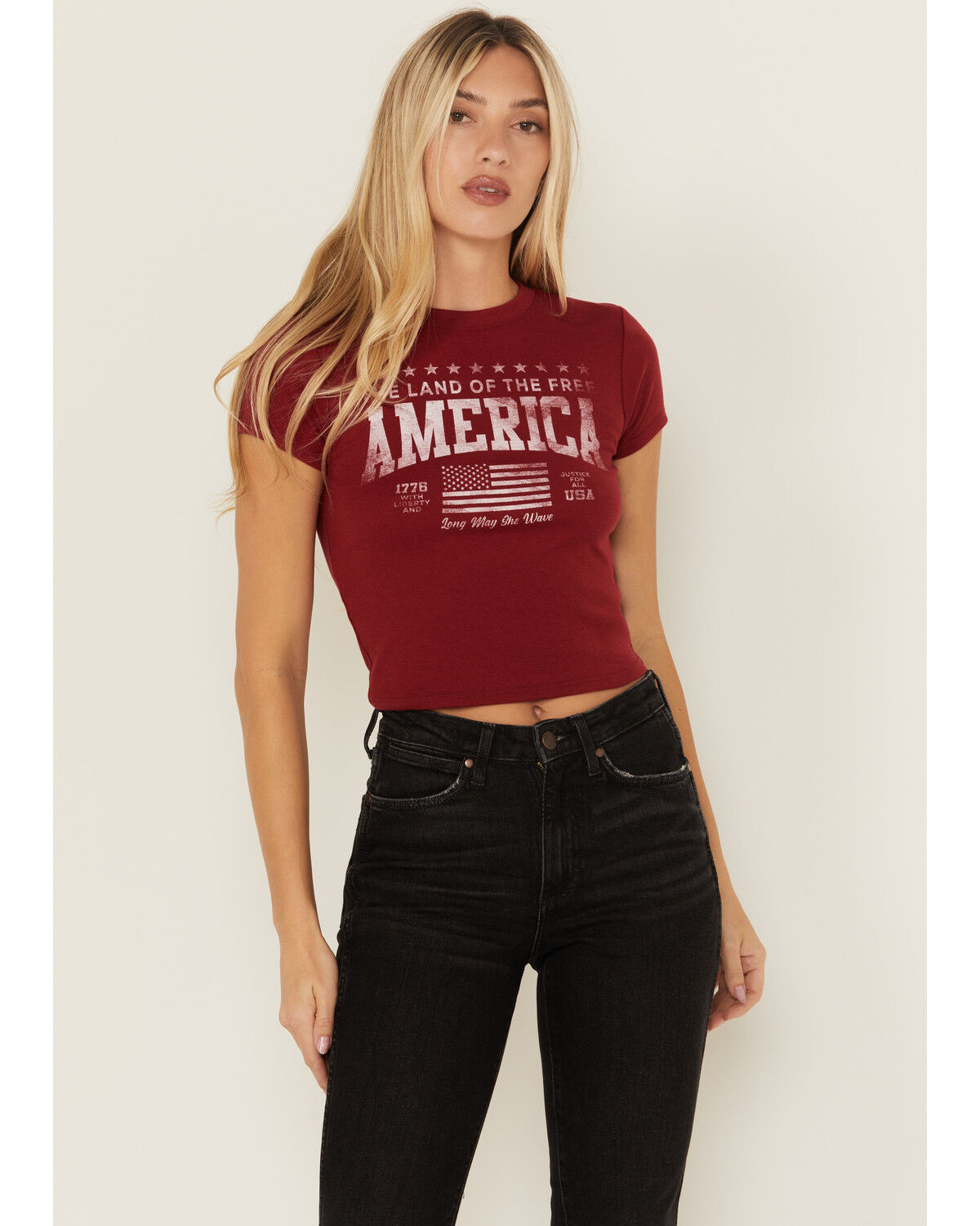 Women's Youth in Revolt Land Free Short Sleeve Graphic Tee