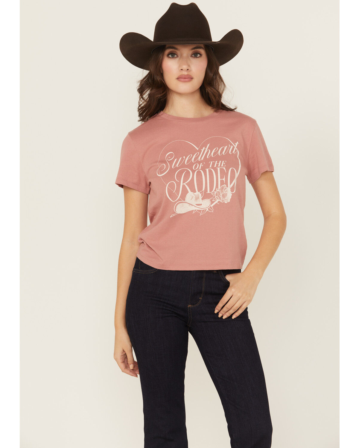 Women's White Crow Sweetheart of the Rodeo Short Sleeve Graphic Tee
