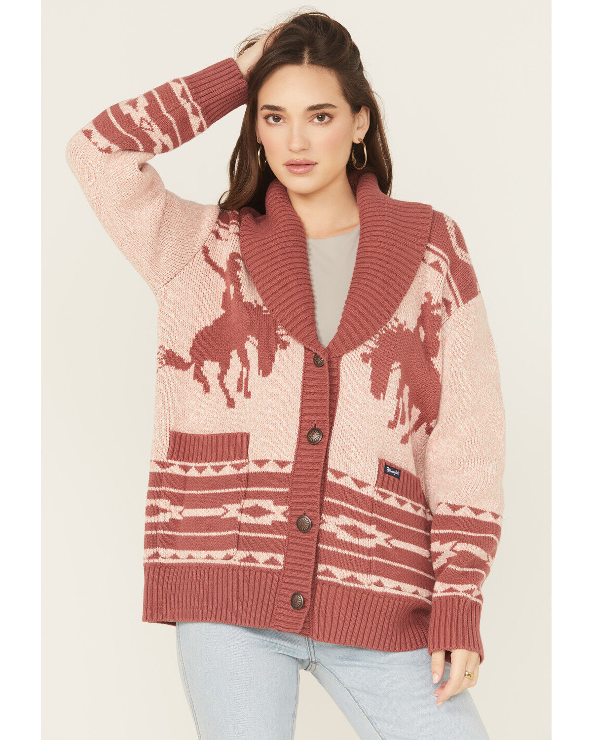 Women's Wrangler Retro Horse Cardigan