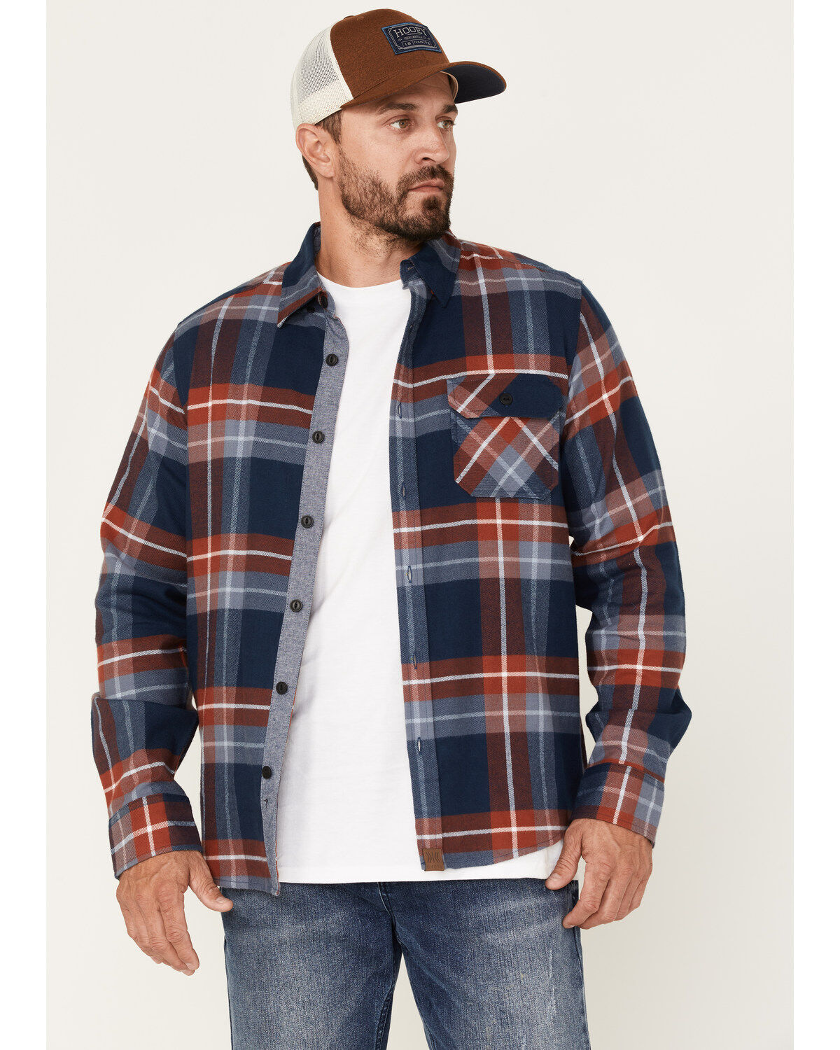 Men's Dakota Grizzly Brock Button Down Long Sleeve Flannel Shirt