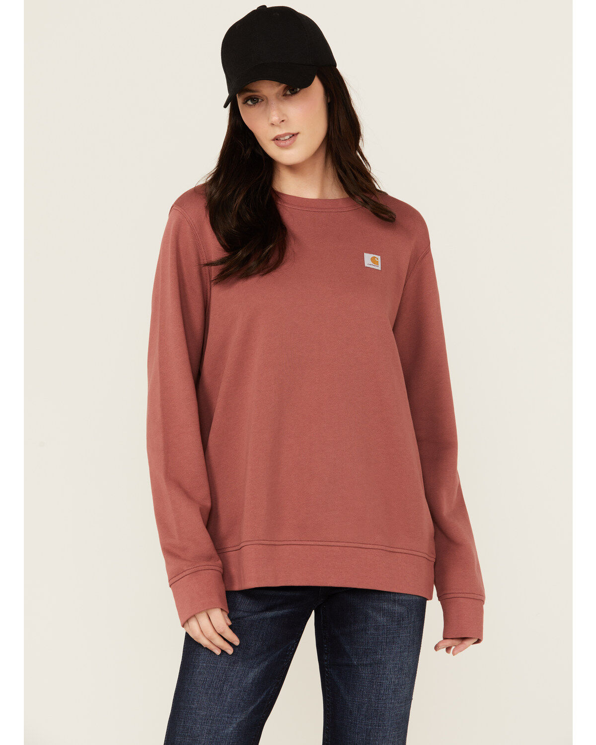 Women's Carhartt Relaxed Fit Midweight Crewneck Sweatshirt