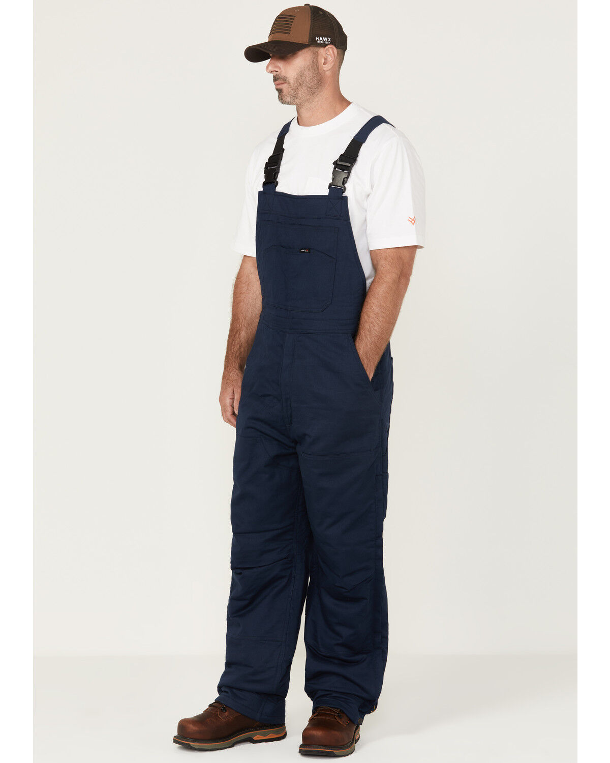 Men's Hawx FR Insulated Solid Bib Overalls - Short