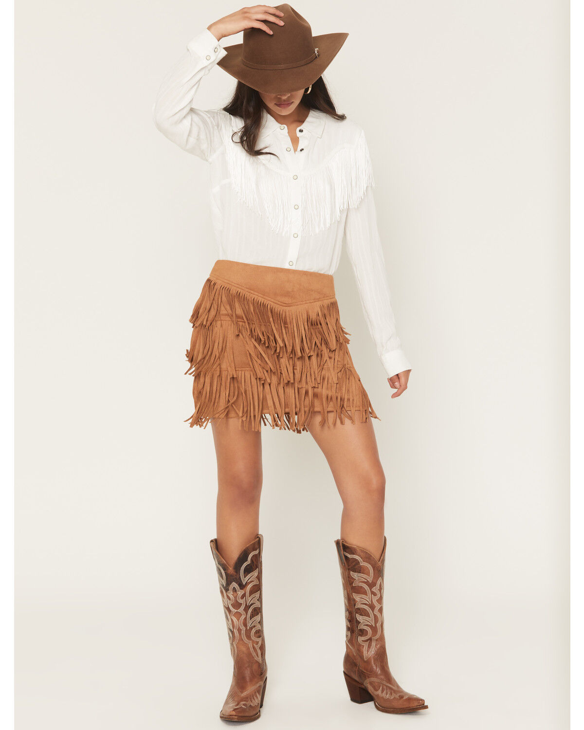 Women's Fornia Faux Suede Mini Skirt