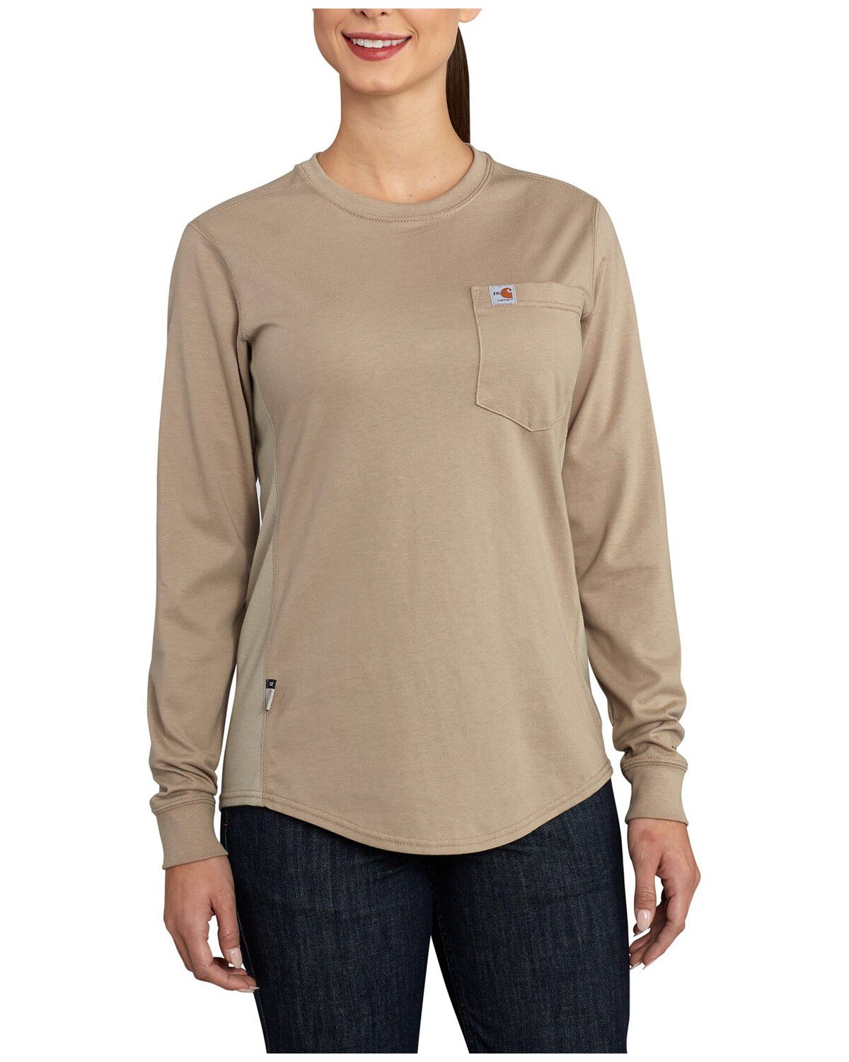 Women's Carhartt Force Crewneck Long Sleeve Shirt