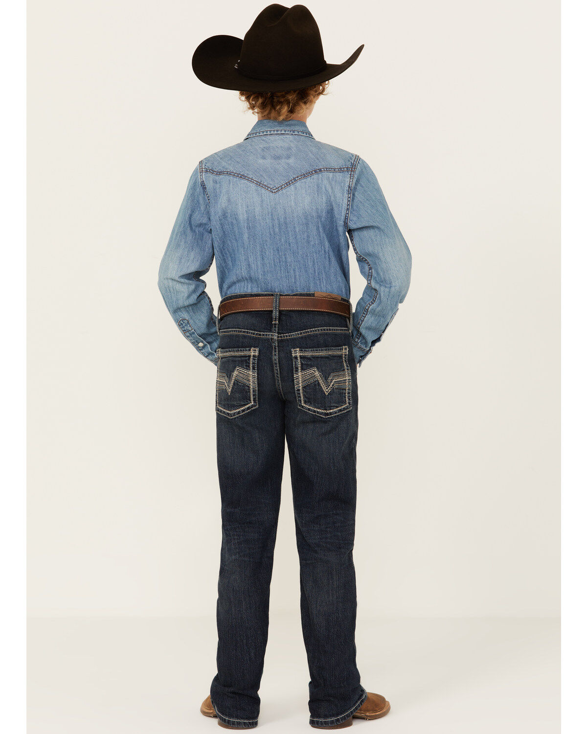 Boys' Cody James Dark Wash Moonlight Slim Bootcut Stretch Denim Jeans