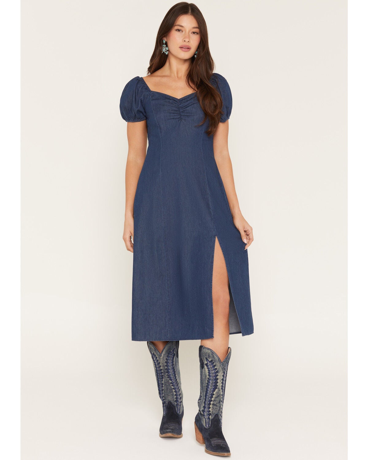 Women's Idyllwind Elizabeth Denim Midi Dress