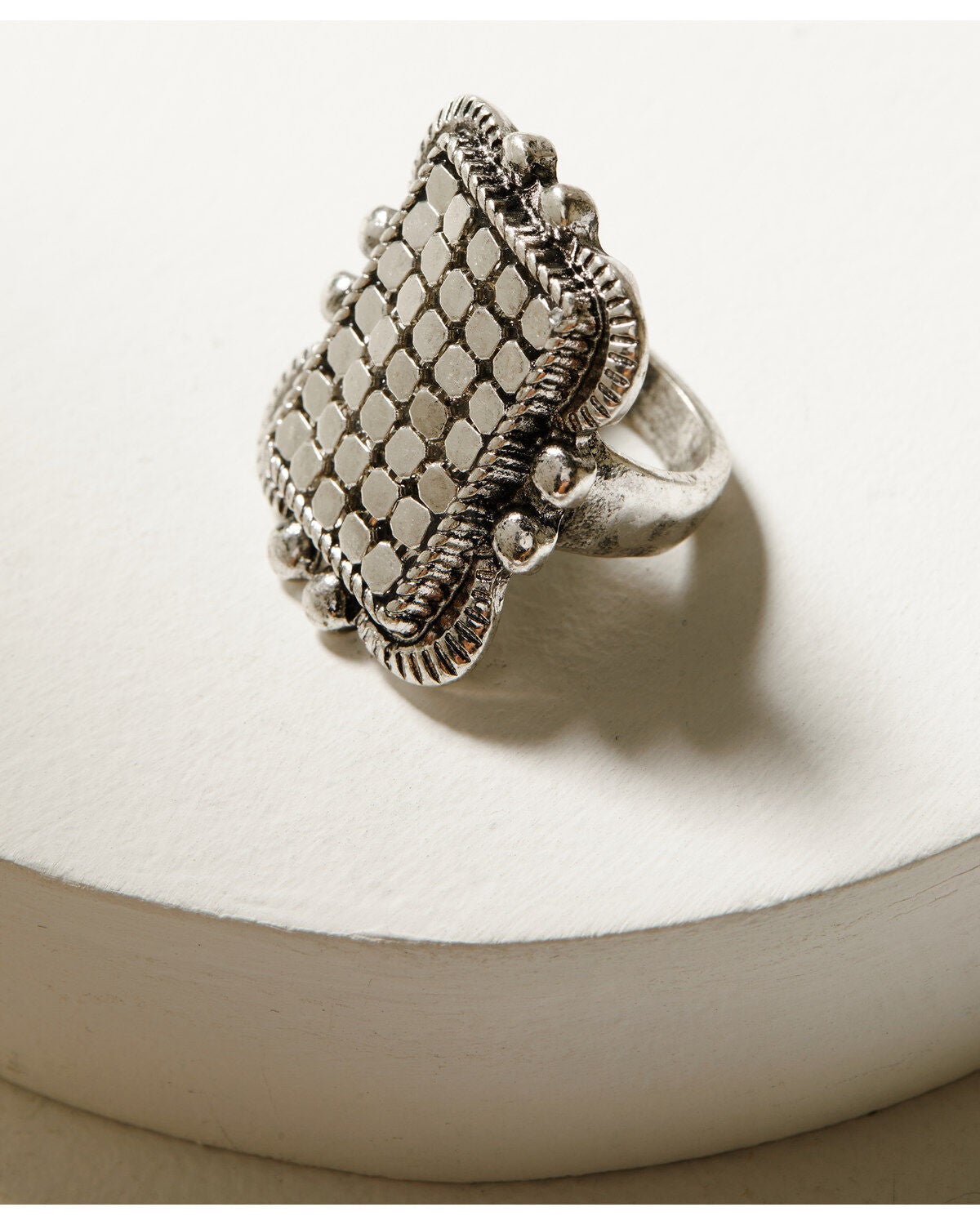 Women's Silver Idyllwind Ilawood Statement Ring