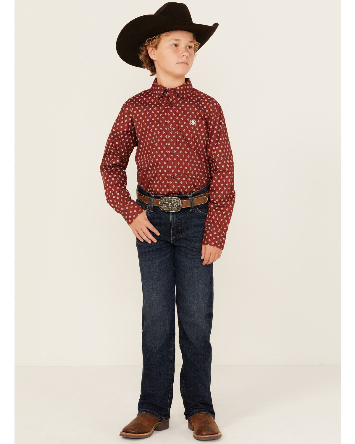 Boys' Wrangler Retro Darren Relaxed Bootcut Stretch Denim Jeans