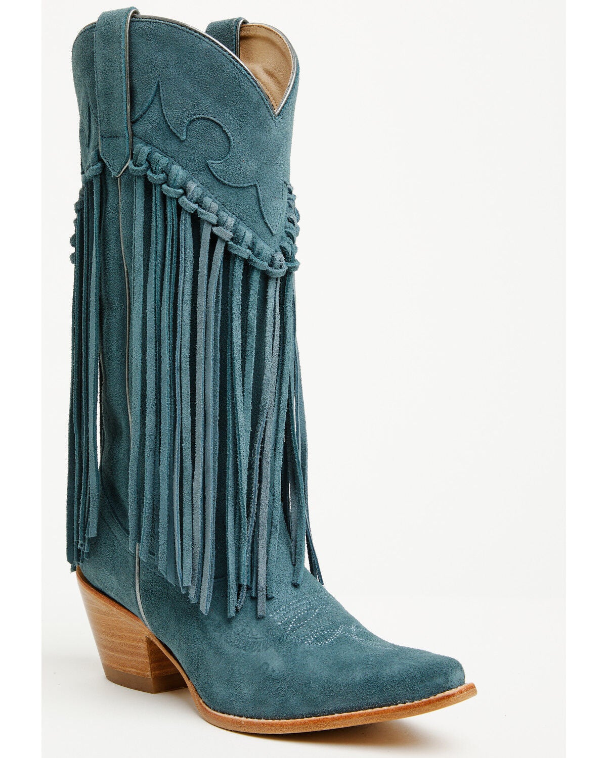 Women's Idyllwind Sterling Suede Fringe Western Boots - Snip Toe