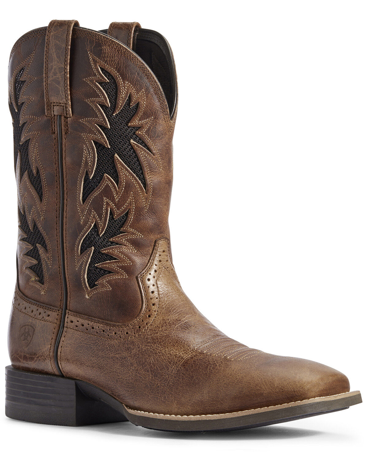 Men's Ariat Sport Cool VentTEK Western Performance Boots - Broad Squar