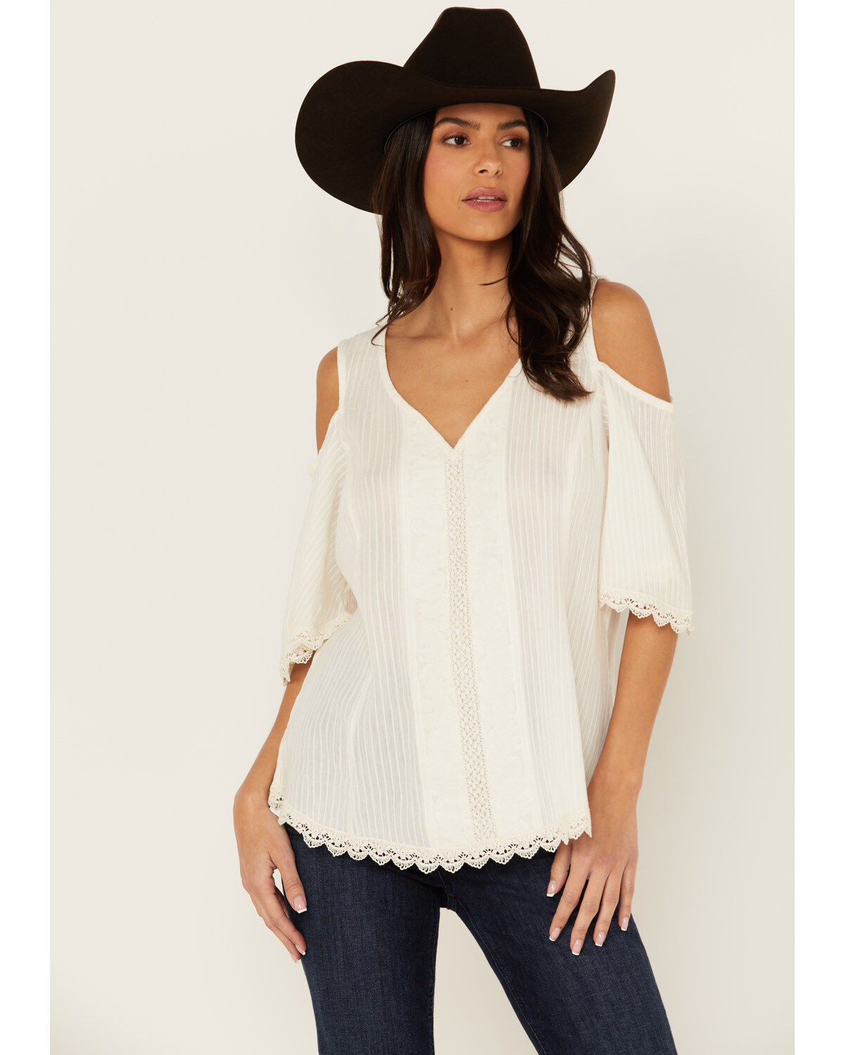 Women's Shyanne Short Sleeve Cold Shoulder Top