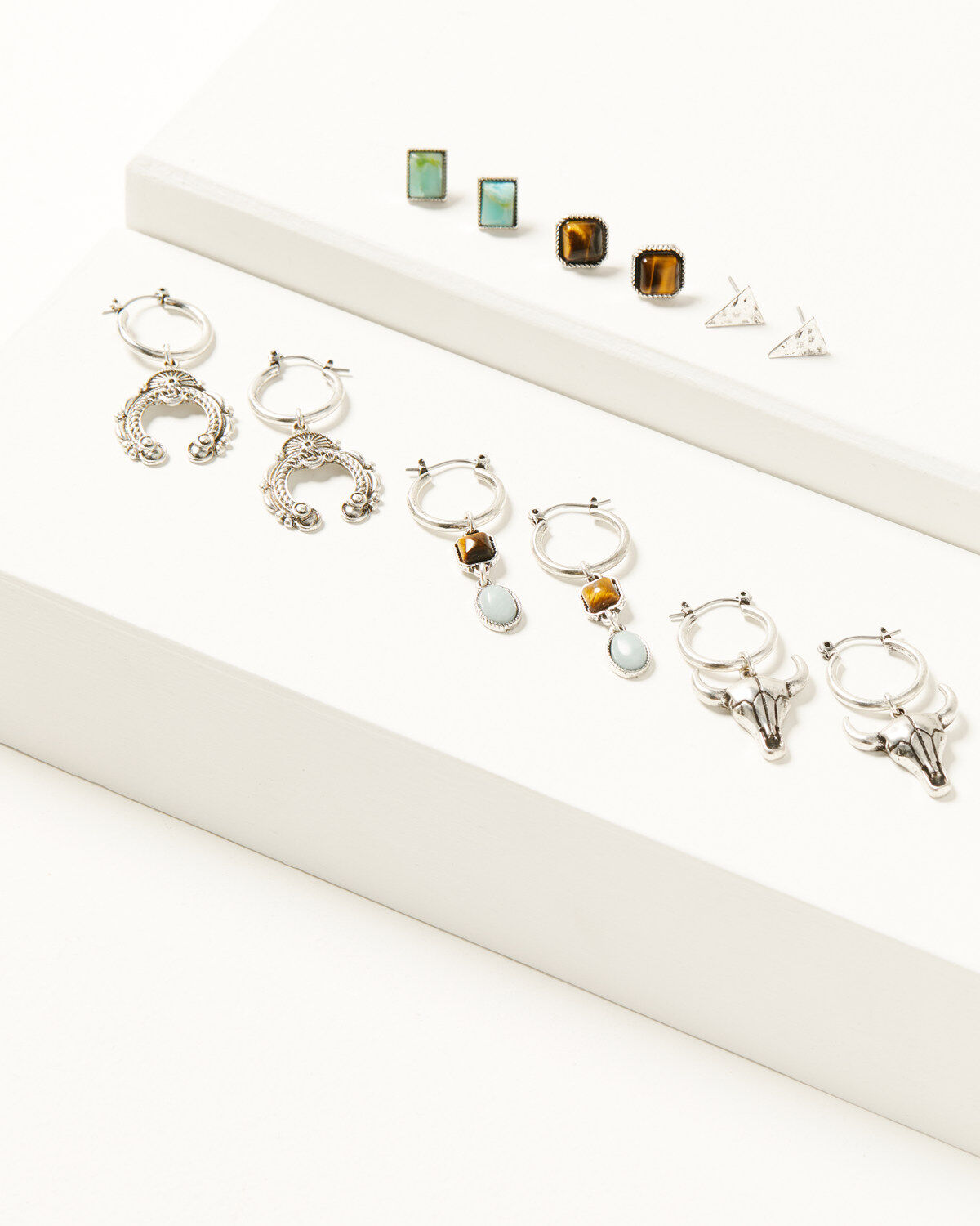 Women's Shyanne Juniper Sky Multi Gem Earring Set