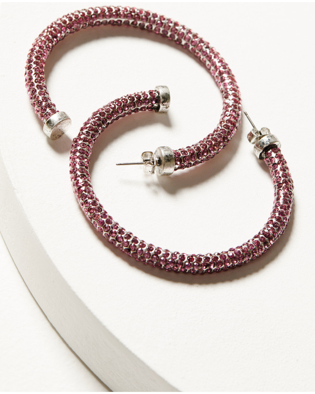 Women's Idyllwind Avalon Fuchsia Hoop Earrings