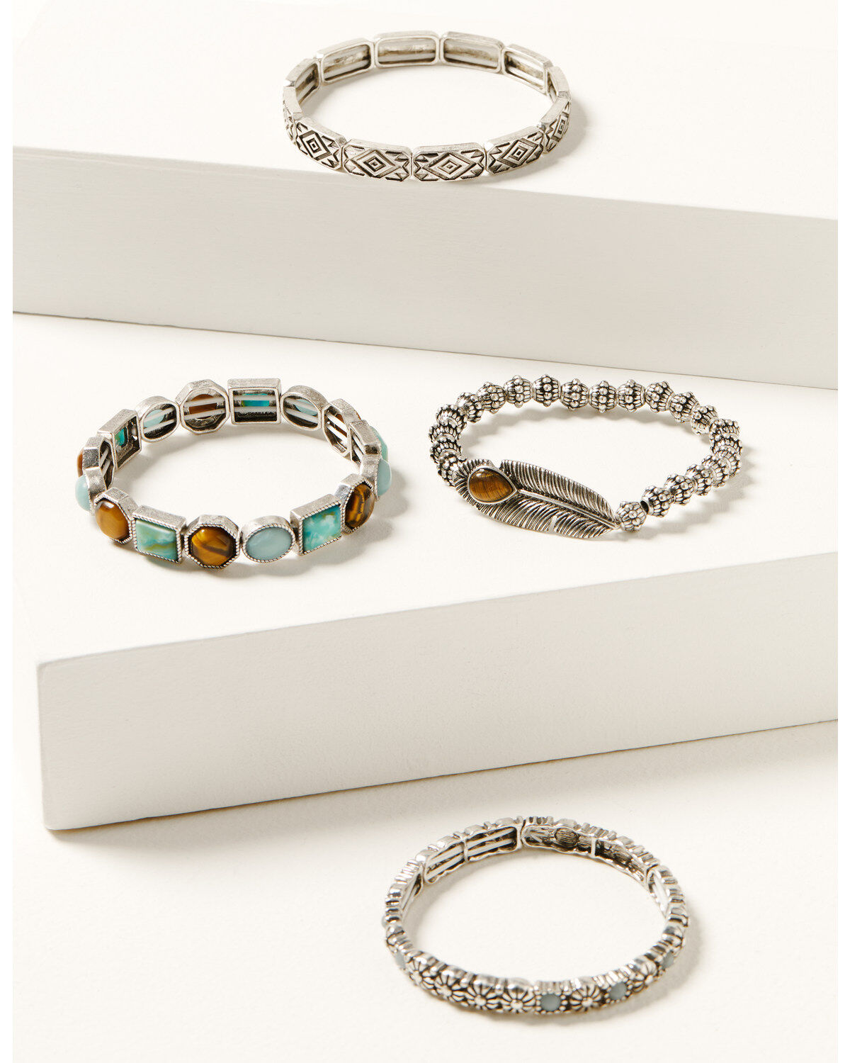 Women's Shyanne Juniper Sky Bracelet Set - 3 Piece