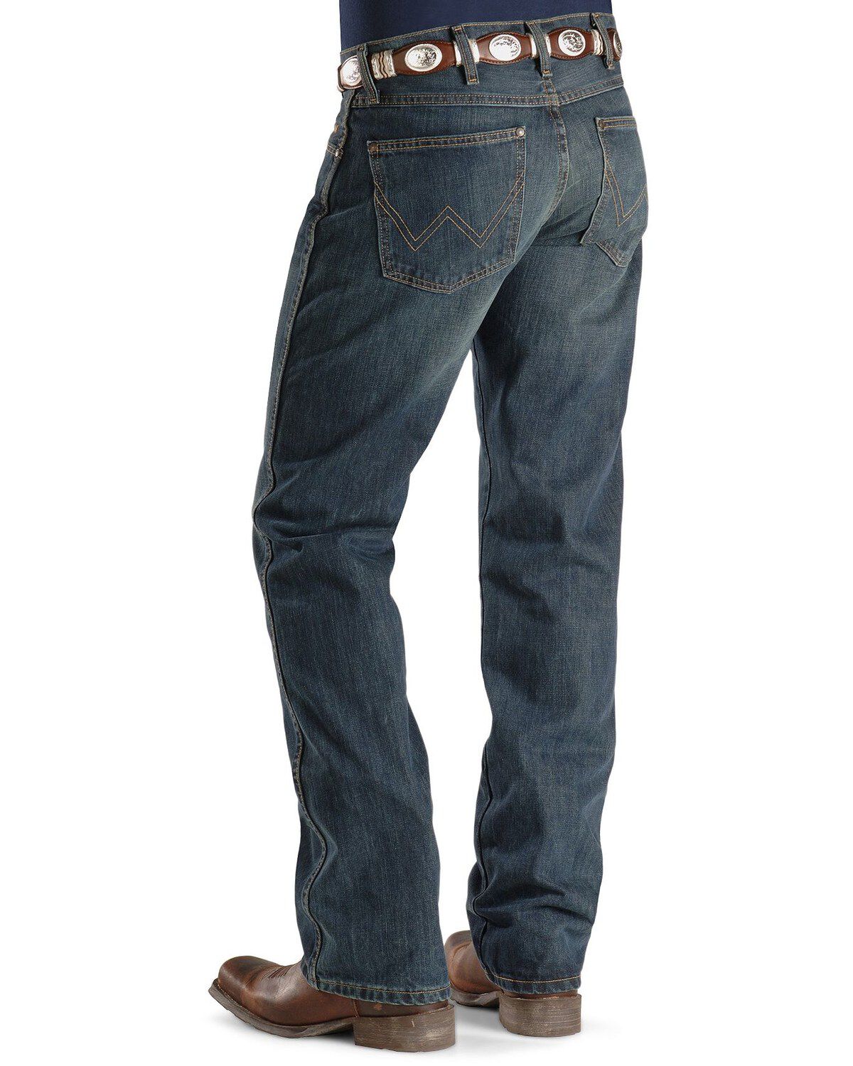 Men's Wrangler Retro Dark Wash Slim Bootcut Jeans