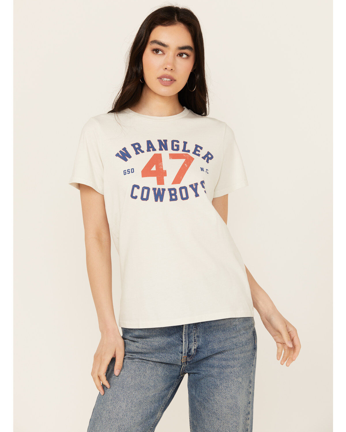 Women's Wrangler Modern Logo Short Sleeve Graphic Tee