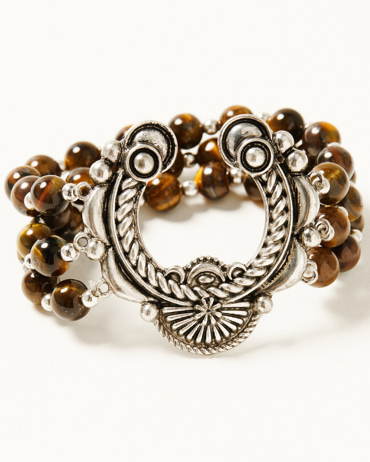 Women's Shyanne Juniper Sky Squash Blossom Stretch Bracelet