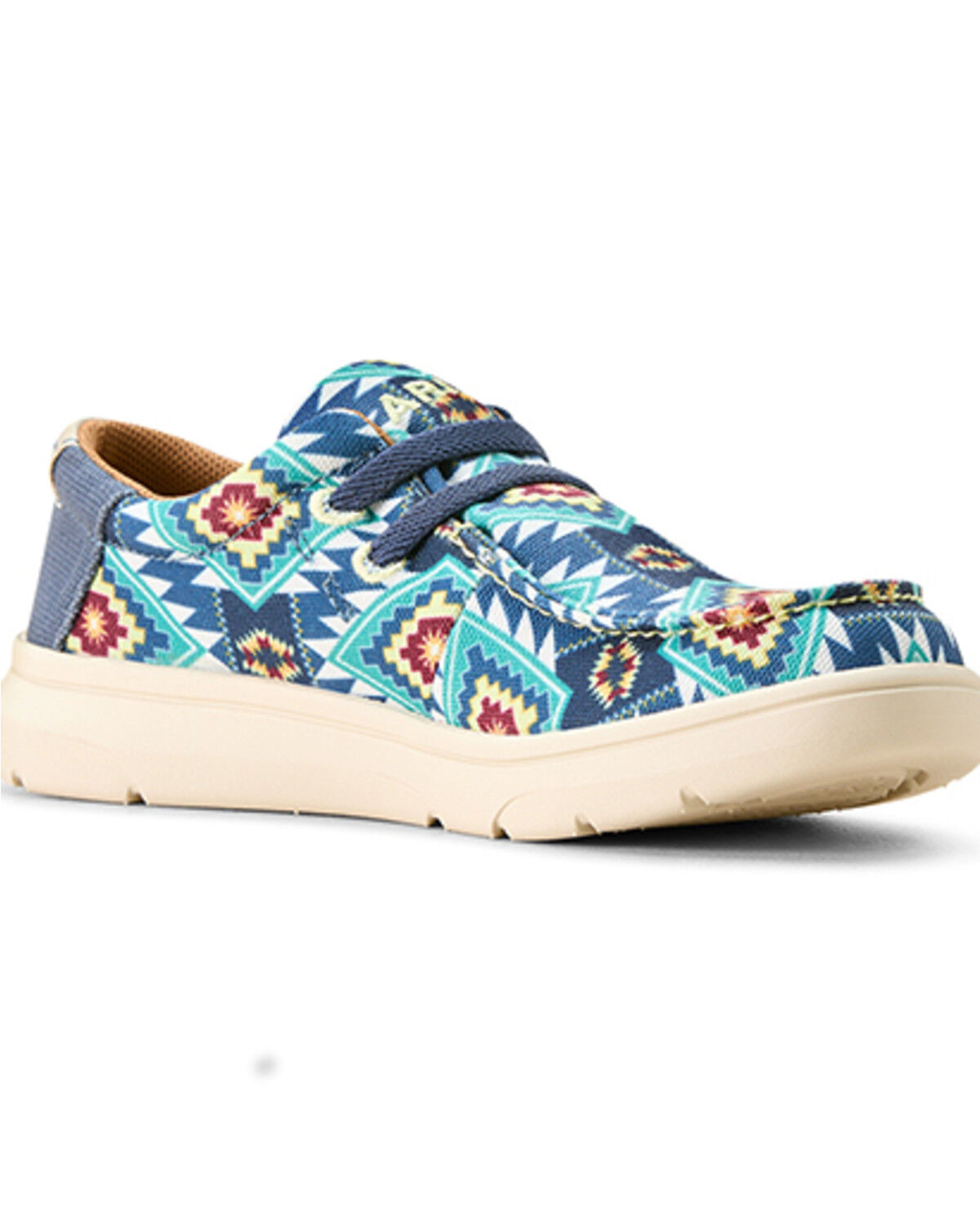 Boys' Ariat Little Southwestern Print Hilo Casual Shoes - Moc Toe