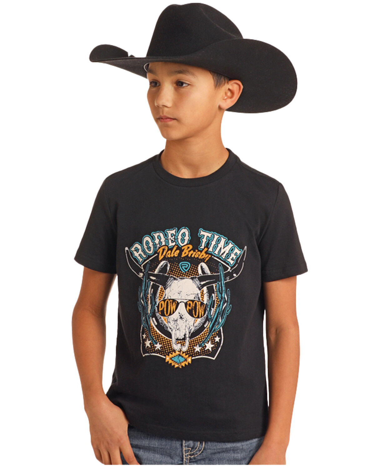 Boys' Dale Brisby Panhandle Rodeo Time Short Sleeve Graphic T-Shirt