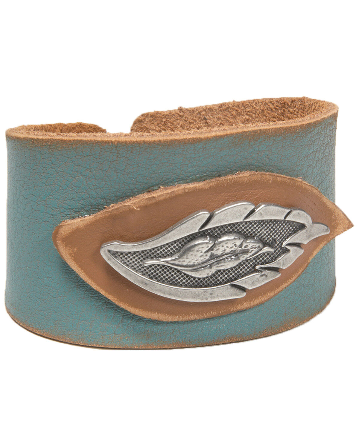 Women's Cowgirl Confetti Feather Step Cuff Bracelet