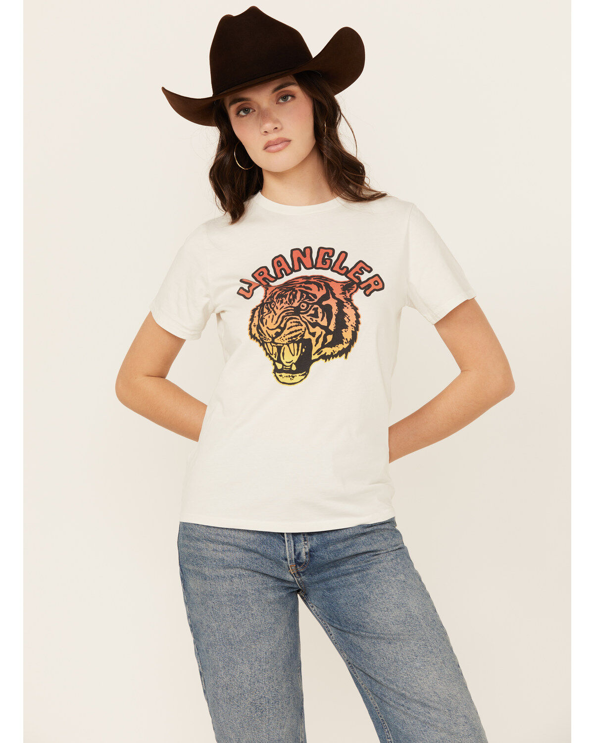 Women's Wrangler Tiger Short Sleeve Graphic Tee