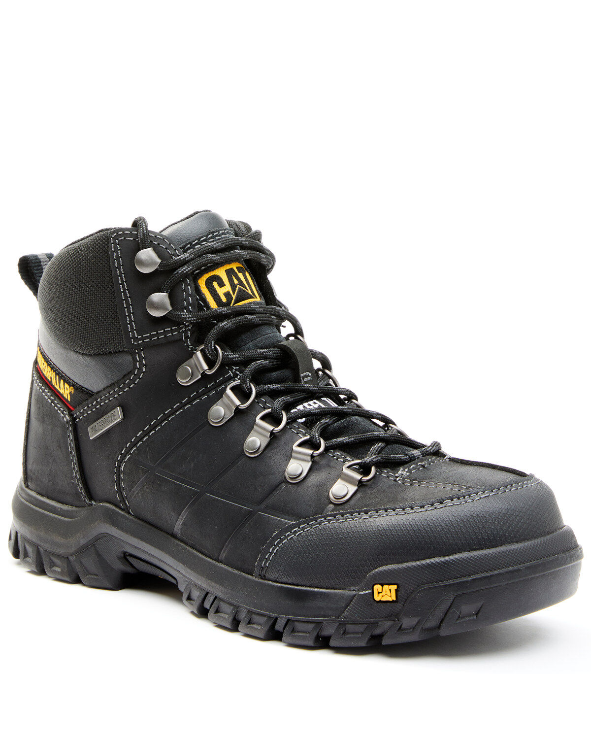 Men's CAT Threshold Waterproof Work Boots - Steel Toe