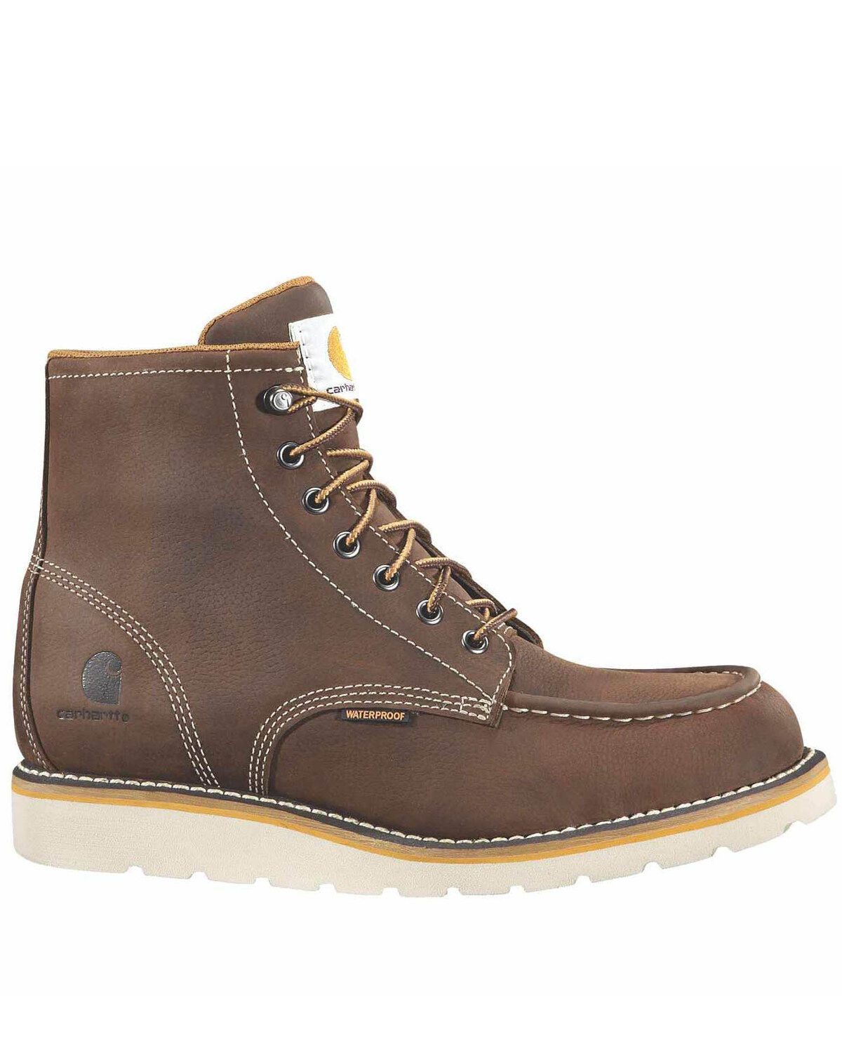 Men's Carhartt Waterproof Wedge Moc Work Boots - Steel Toe
