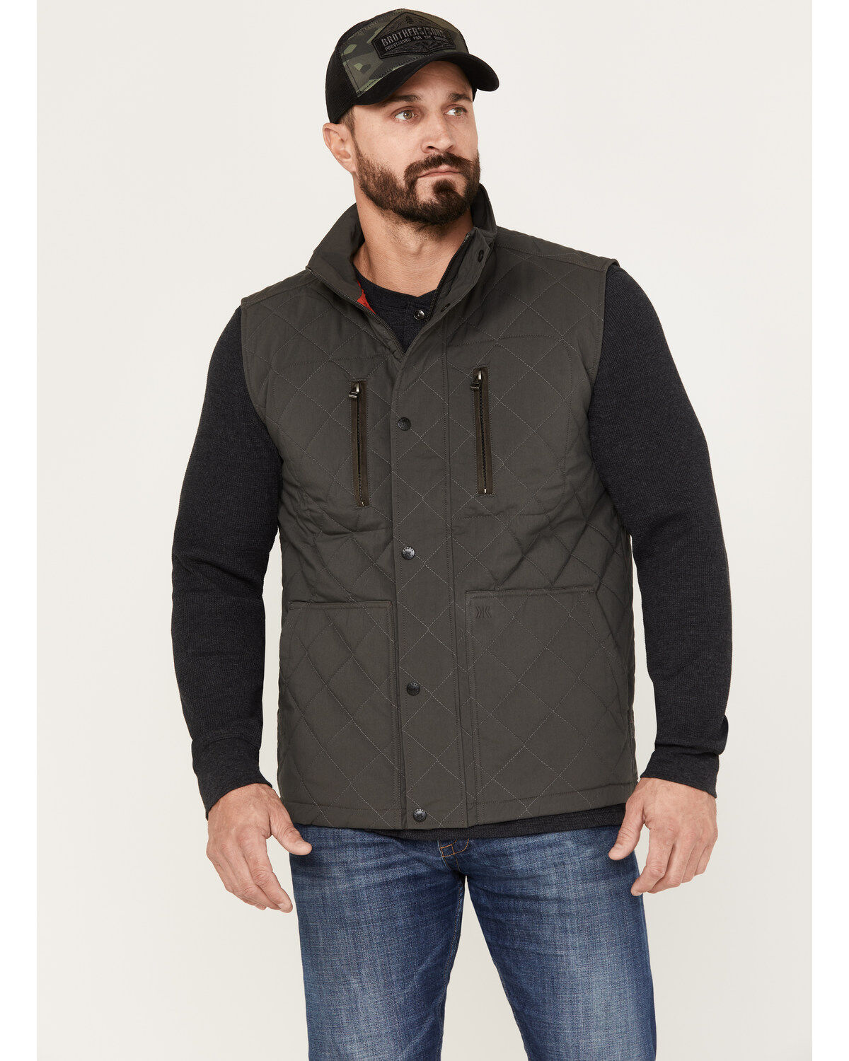 Men's Dakota Grizzly Nicco Stretch Western Vest