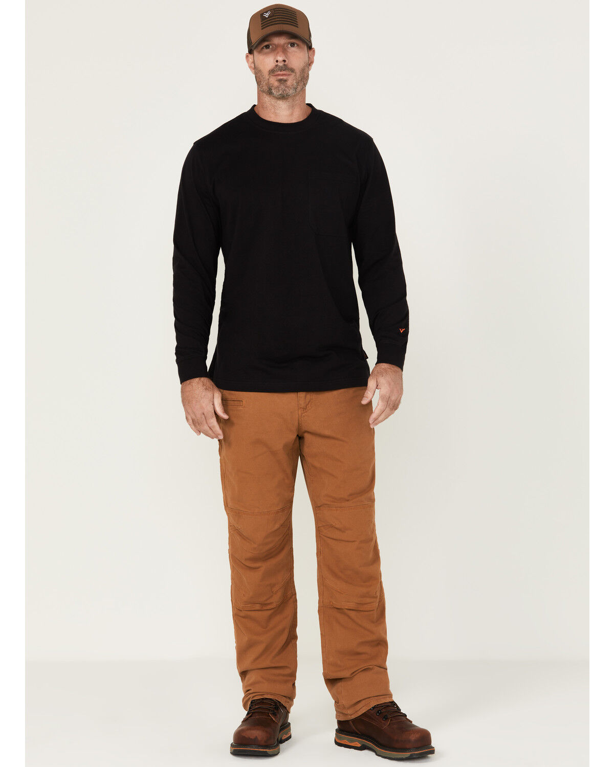 Men's Hawx Roscoe Lined Cargo Straight Stretch Canvas Pants