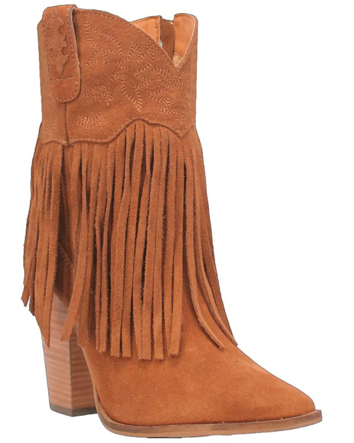 Women's Dingo Crazy Train Leather Booties - Round Toe