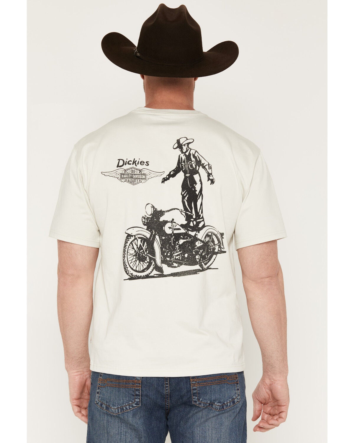 Men's Harley Davidson Dickies X Cowboy Short Sleeve Graphic Tee