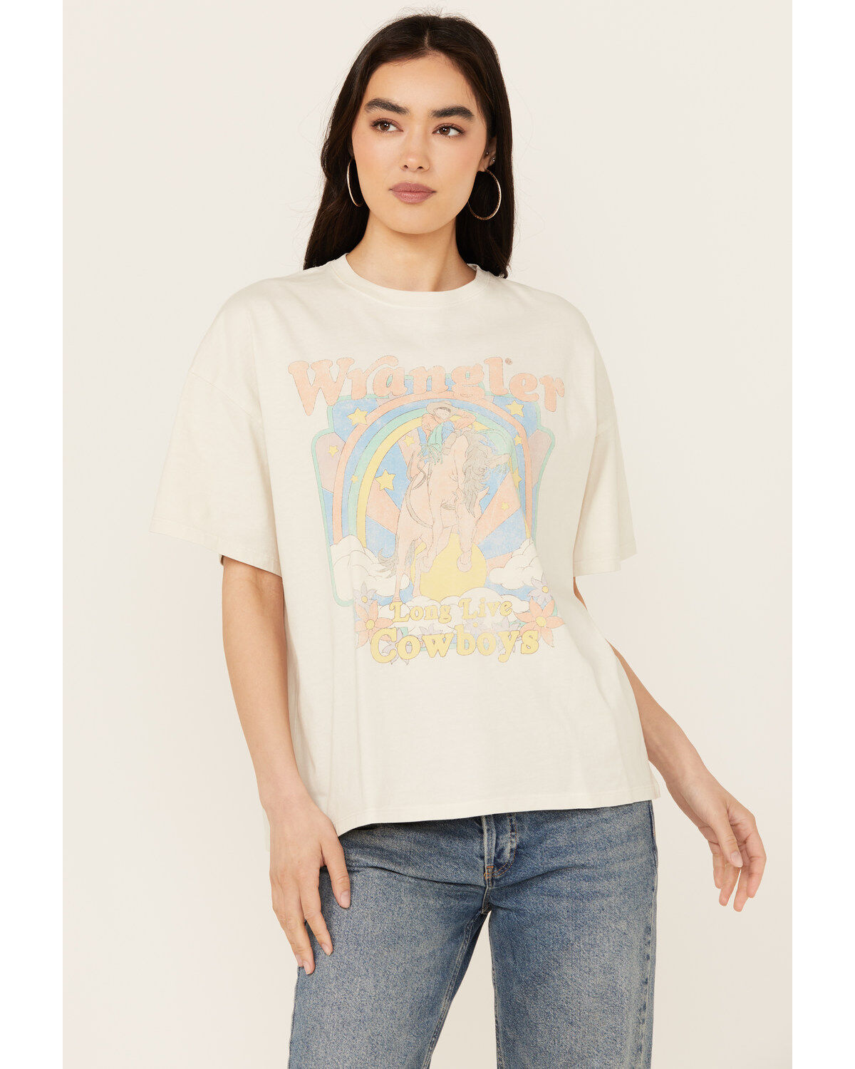 Women's Wrangler Long Live Cowboys Short Sleeve Graphic Tee