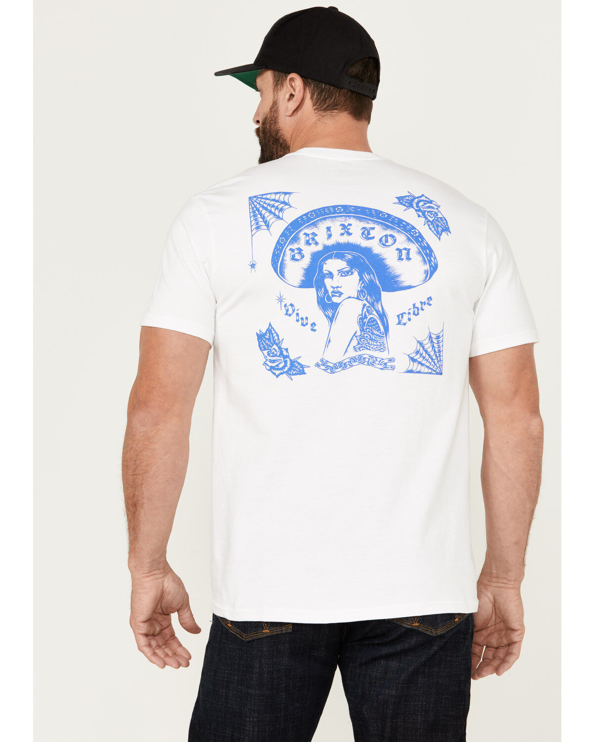 Men's Brixton Vive Libre Short Sleeve Graphic T-Shirt