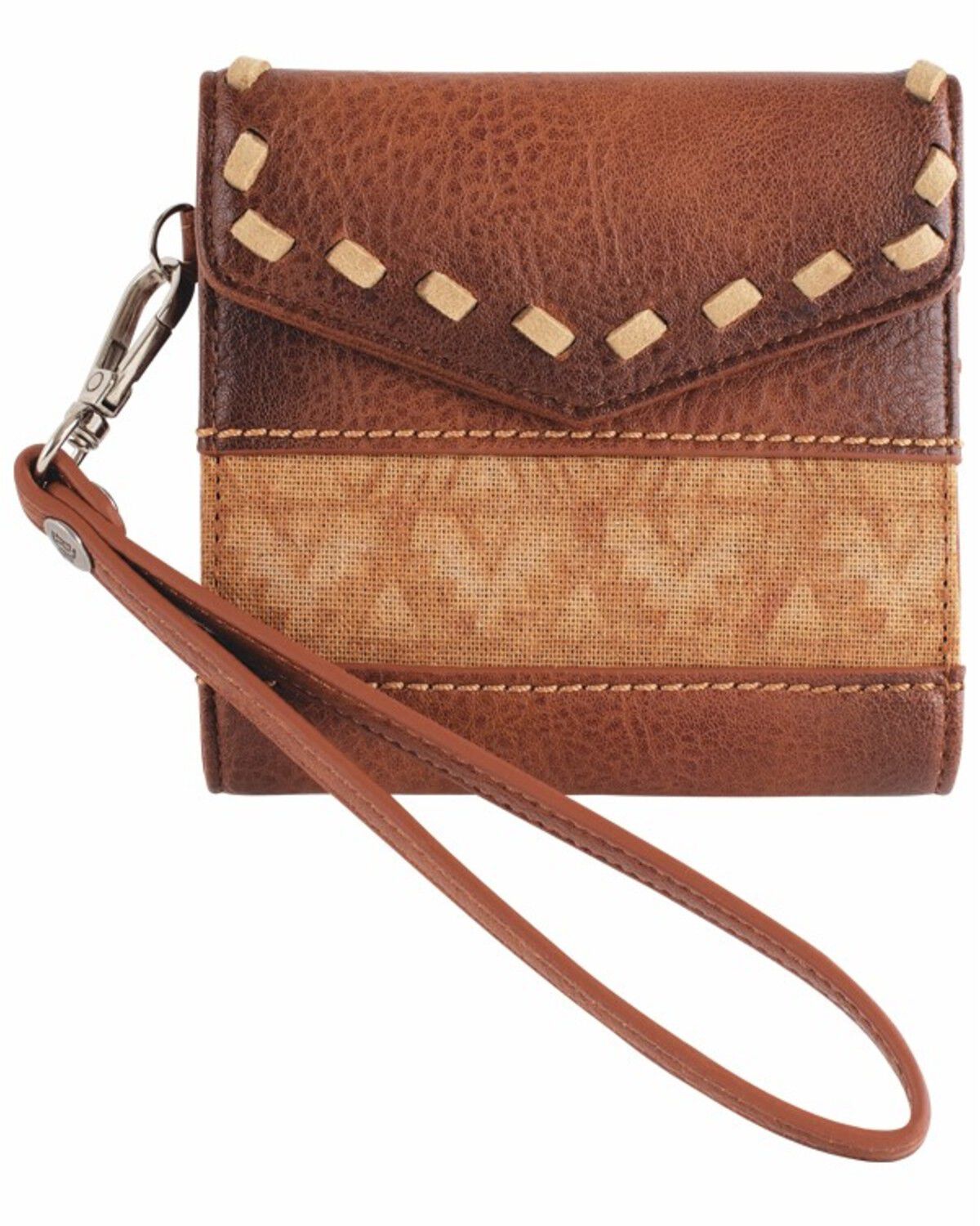 Women's Red Dirt Hat Buckstitch Wristlet