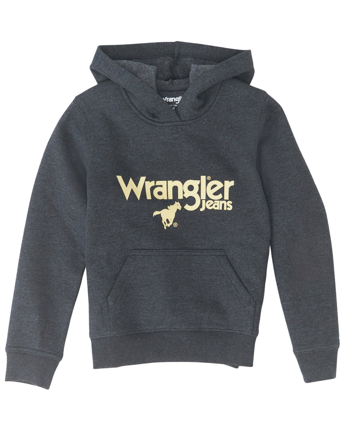 Boys' Wrangler Logo Hooded Sweatshirt