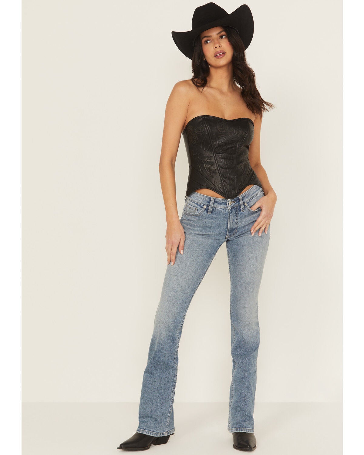 Women's Shyanne Aurora Low Rise Bootcut Stretch Denim Jeans