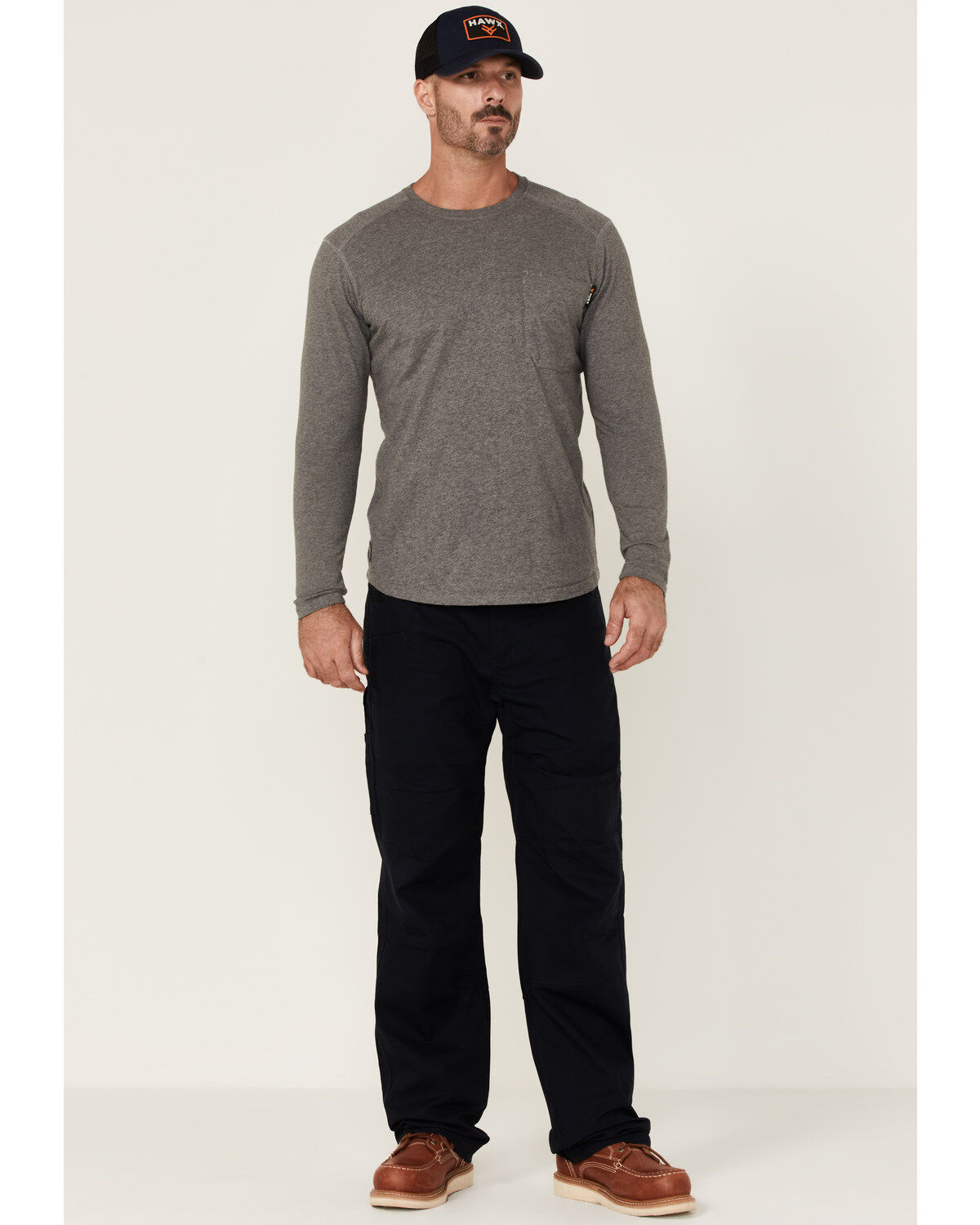 Men's Hawx Navy Ripstop Stretch Work Pants