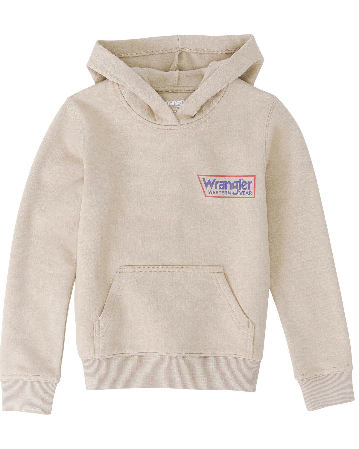 Boys' Wrangler Logo Hooded Sweatshirt