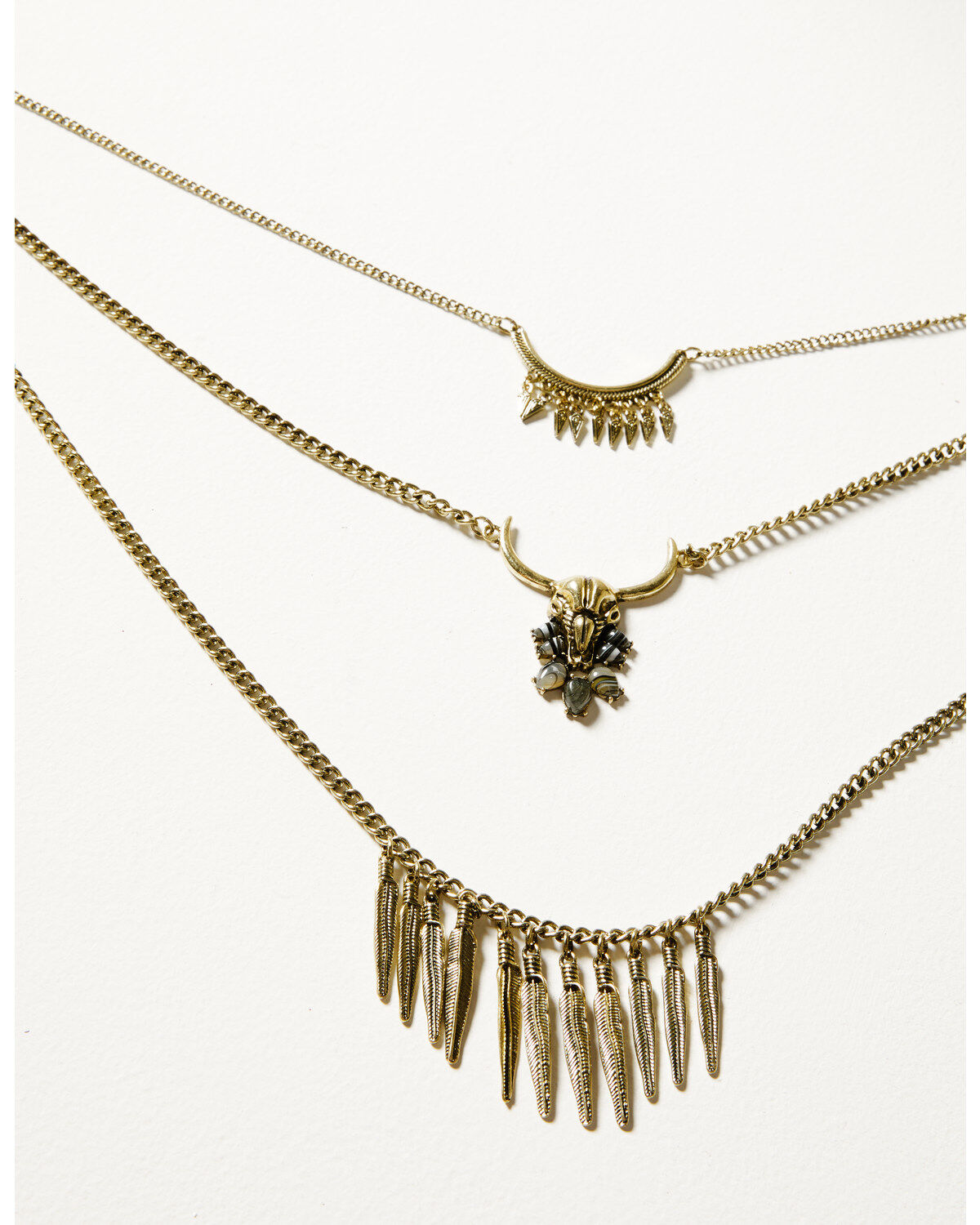 Women's Shyanne Soleil Steer Head Layered Necklace