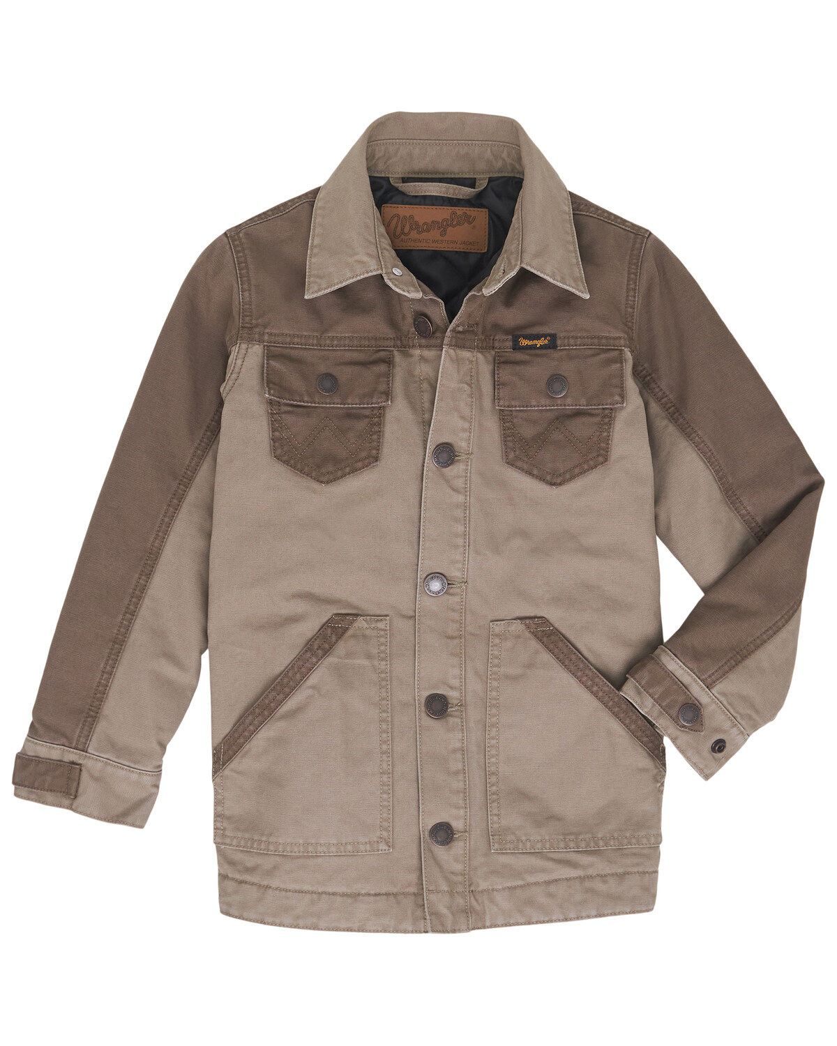 Boys' Wrangler Button-Down Long Jacket