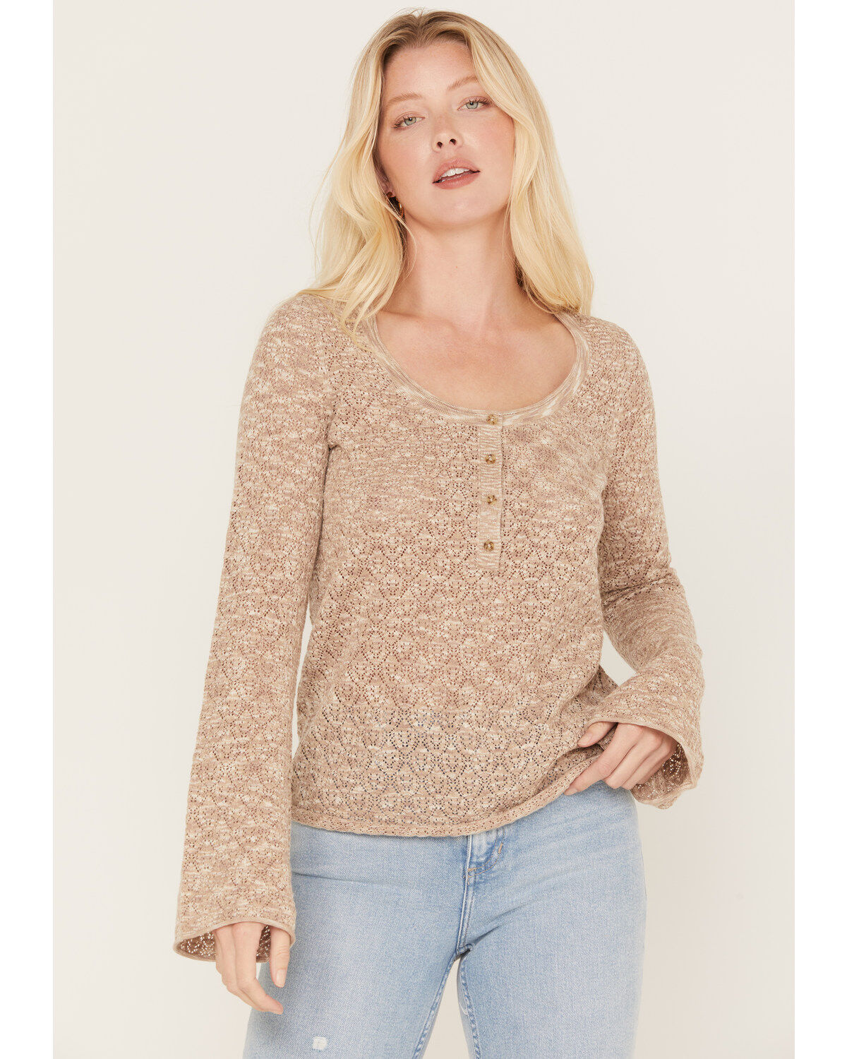 Women's Idyllwind Ranger Pointelle Henley Long Sleeve Shirt