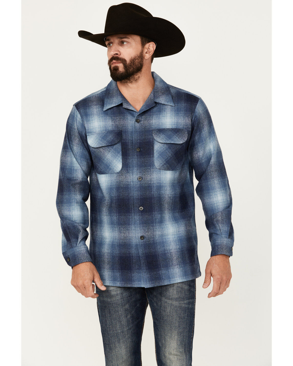 Men's Pendleton Plaid Print Board Shirt