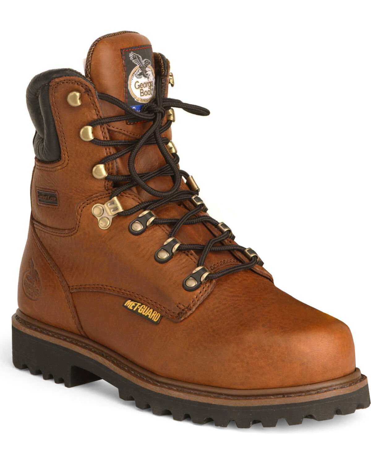 Men's Georgia Boot 8" Lace-Up Work Boots - Steel Toe