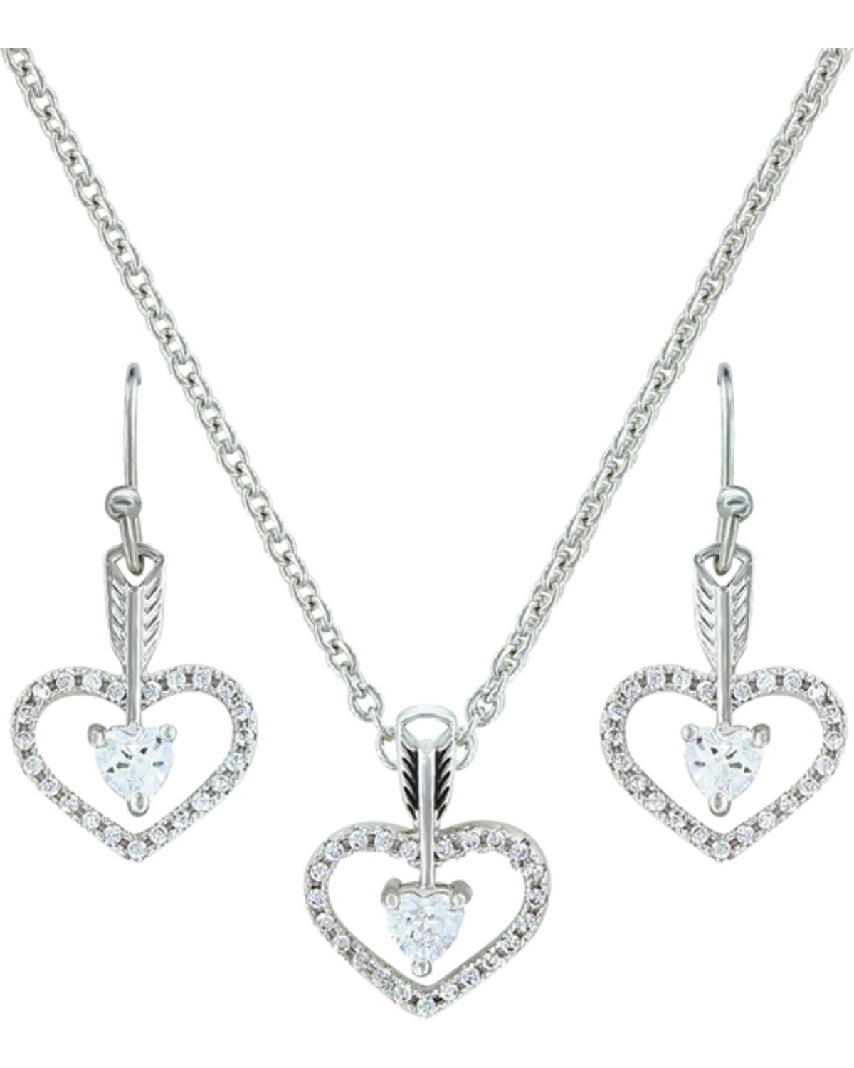 Women's Montana Silversmiths Straight to the Heart Arrow Jewelry Set -